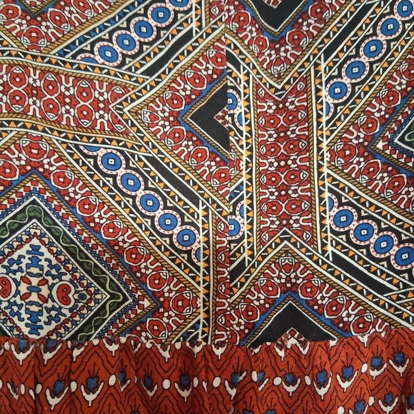 Umgee Multicolor Geometric Pattern Dress - Picture 10 of 11